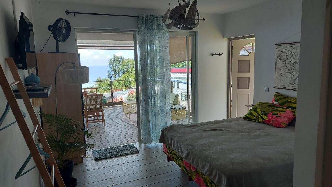 Studio Vaimiti Pour 2 Personnes Vue Mer Et Moorea Faaa Exterior photo