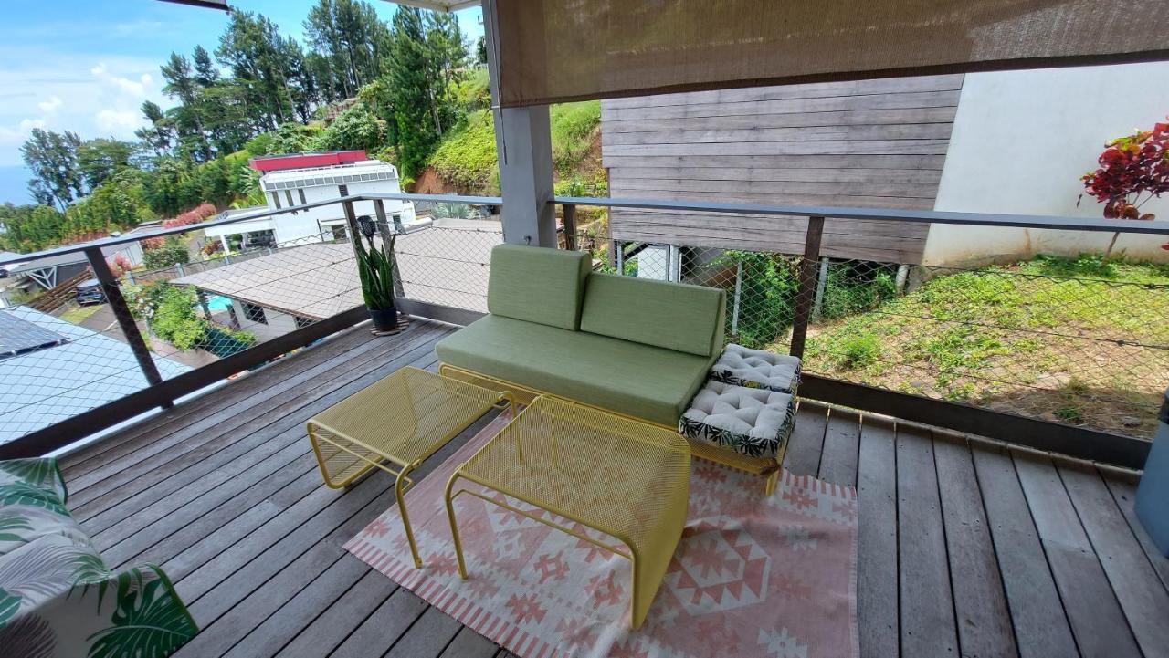 Studio Vaimiti Pour 2 Personnes Vue Mer Et Moorea Faaa Exterior photo