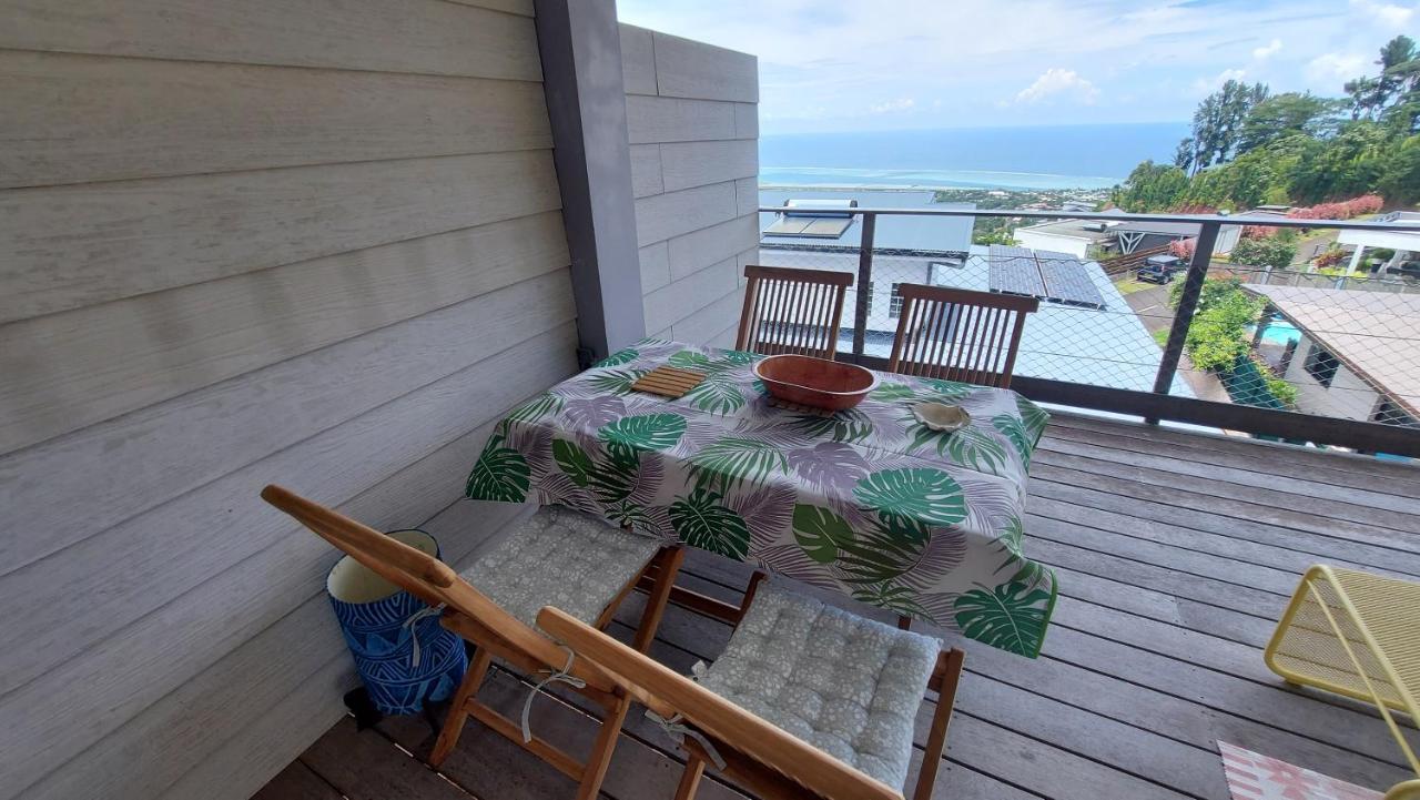 Studio Vaimiti Pour 2 Personnes Vue Mer Et Moorea Faaa Exterior photo
